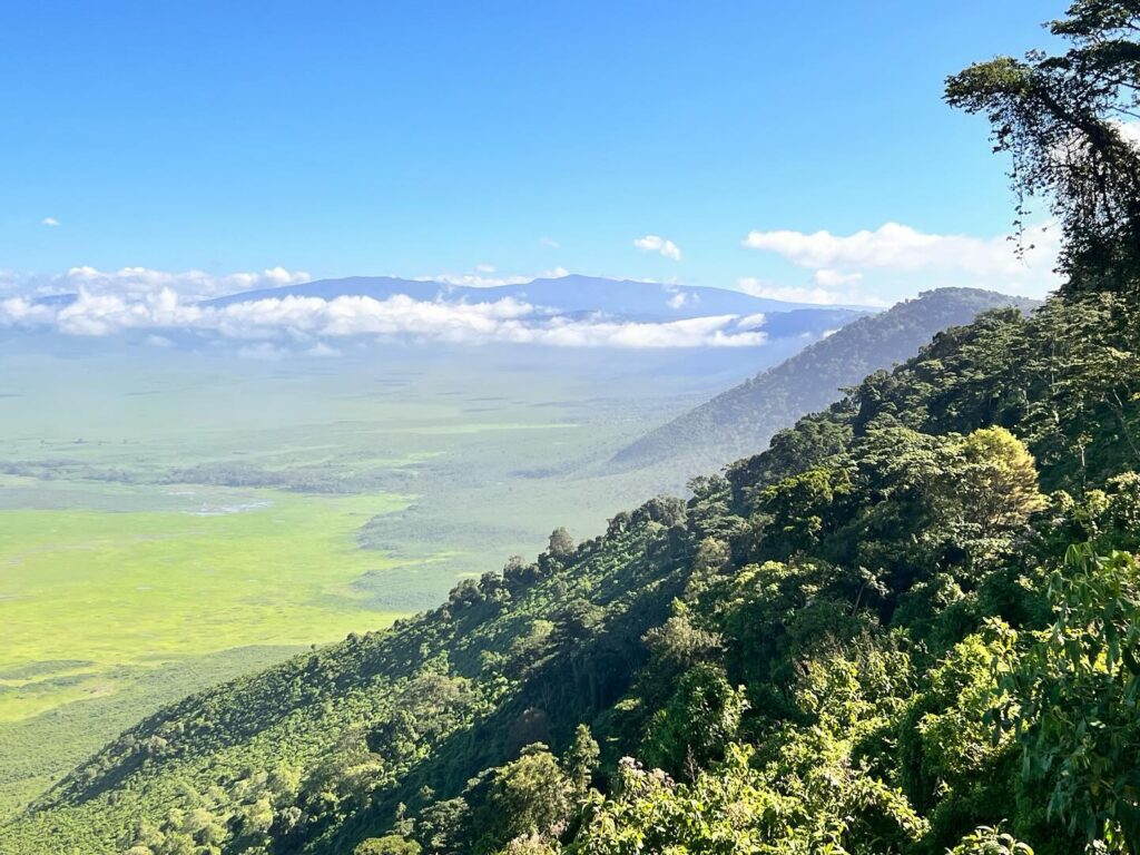 Ngorongoro crater in Tanzania