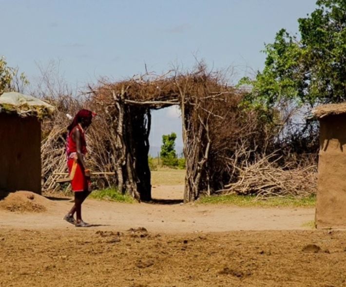 Visiting Masai Village